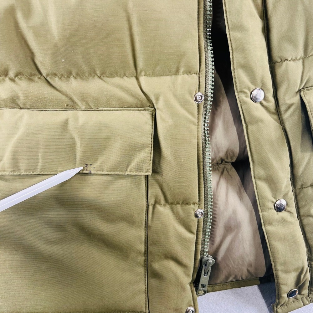 Camel Down Puffer Jacket Men L Green Orange Vintage Gorpcore - Picture 7 of 13